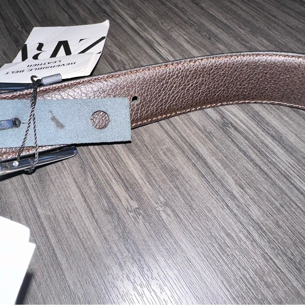 Zara Man Reversible Leather Belt - Picture 7 of 7